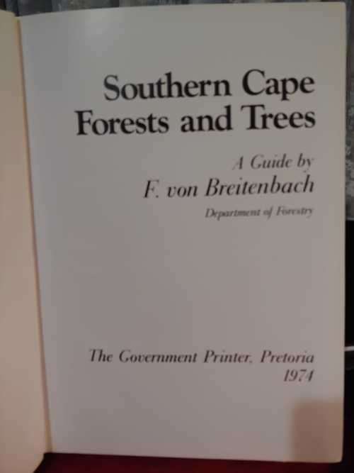 Southern Cape Forests and Trees