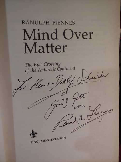 Mind Over Matter - Ranulph Fiennes (SIGNED COPY)