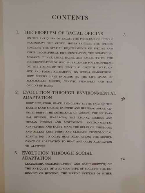 The Origin Of Races - by Carleton S. Coon