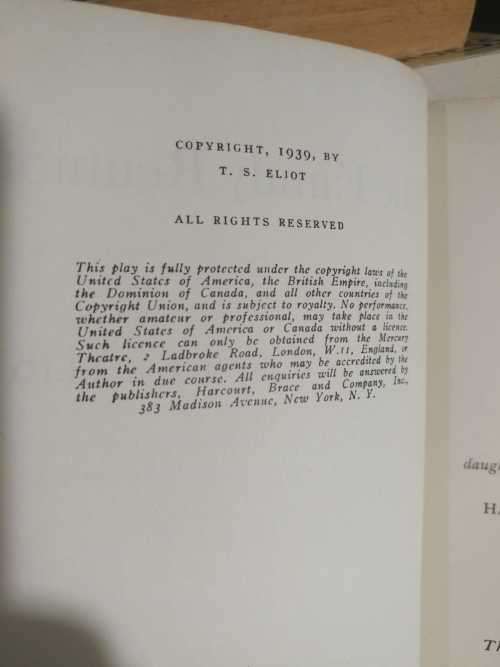 The Family Reunion - T. S. Eliot