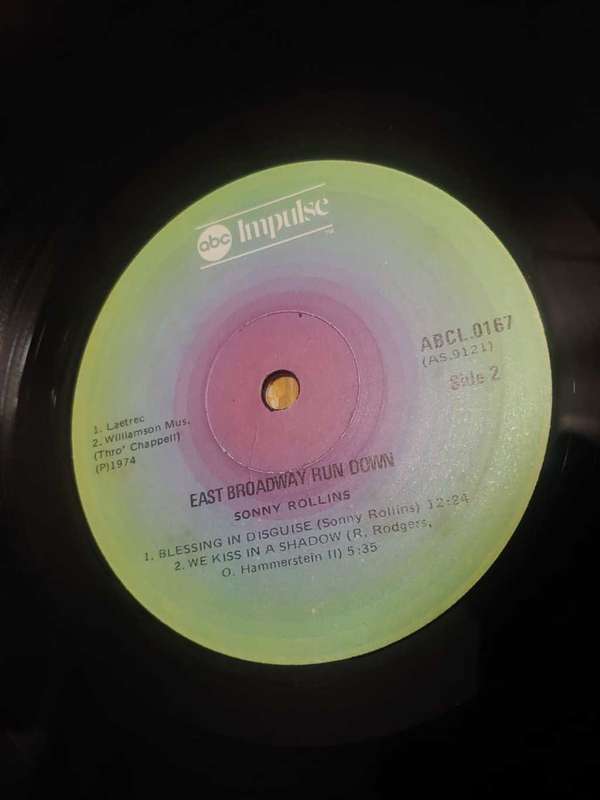 East Broadway Run Down - Sonny Rollins LP