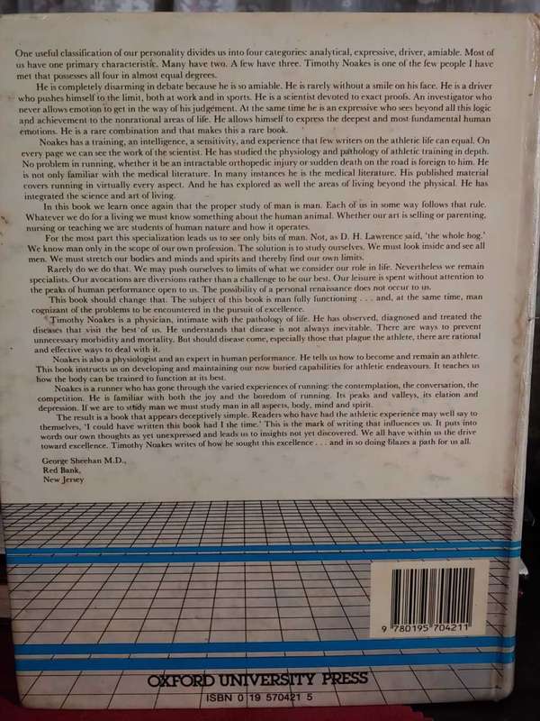 Lore Of Running - Prof. Tim Noakes