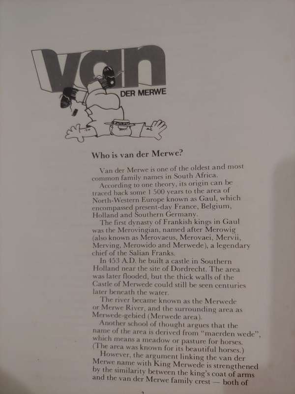 Van Der Merwe 100 Stories