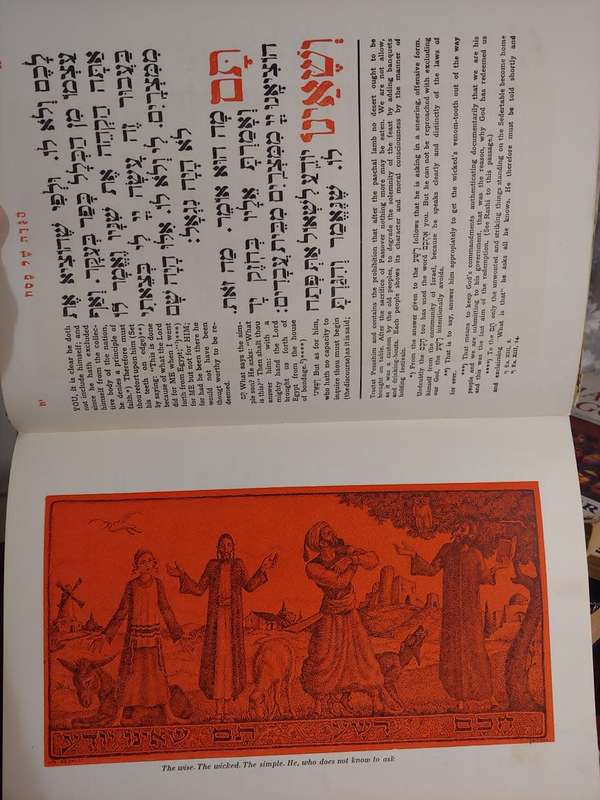The Haggadah - Jewish Passover - Hebrew/English