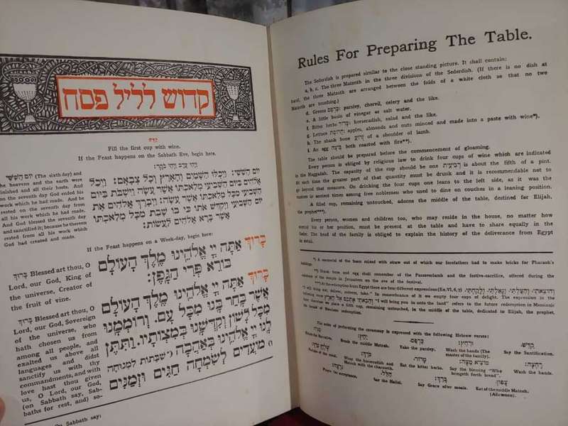 The Haggadah - Jewish Passover - Hebrew/English