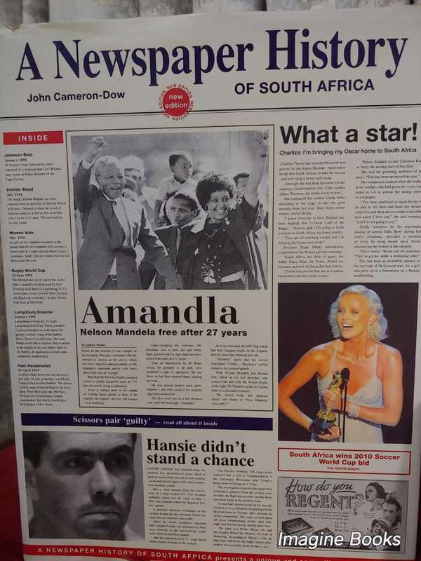 A Newspaper History Of South Africa (first edition)