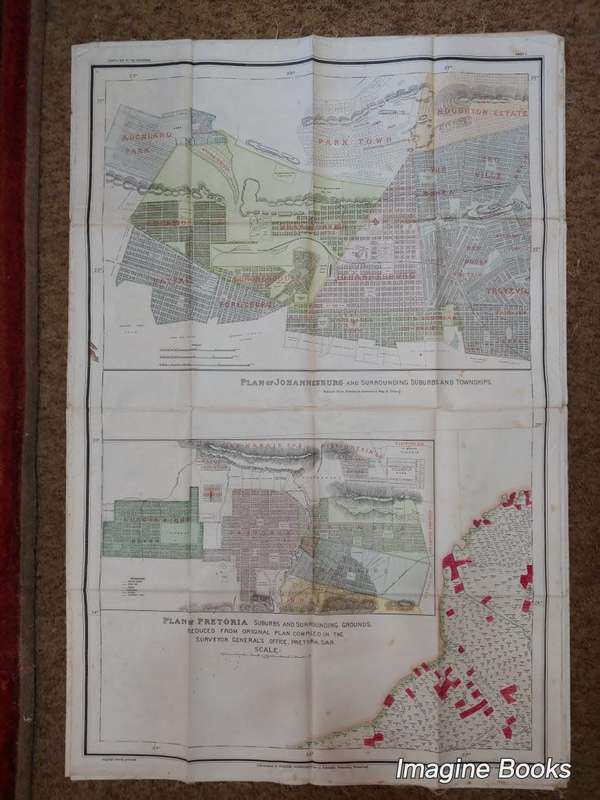 Jeppe`s Map of the Transvaal (SA Republic) - Boer War Maps - Complete Set of Six Original Maps