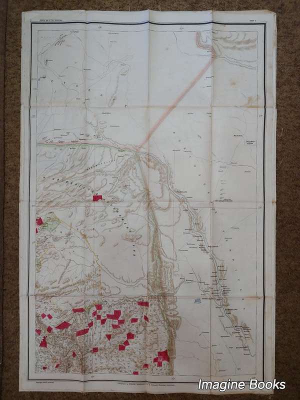 Jeppe`s Map of the Transvaal (SA Republic) - Boer War Maps - Complete Set of Six Original Maps