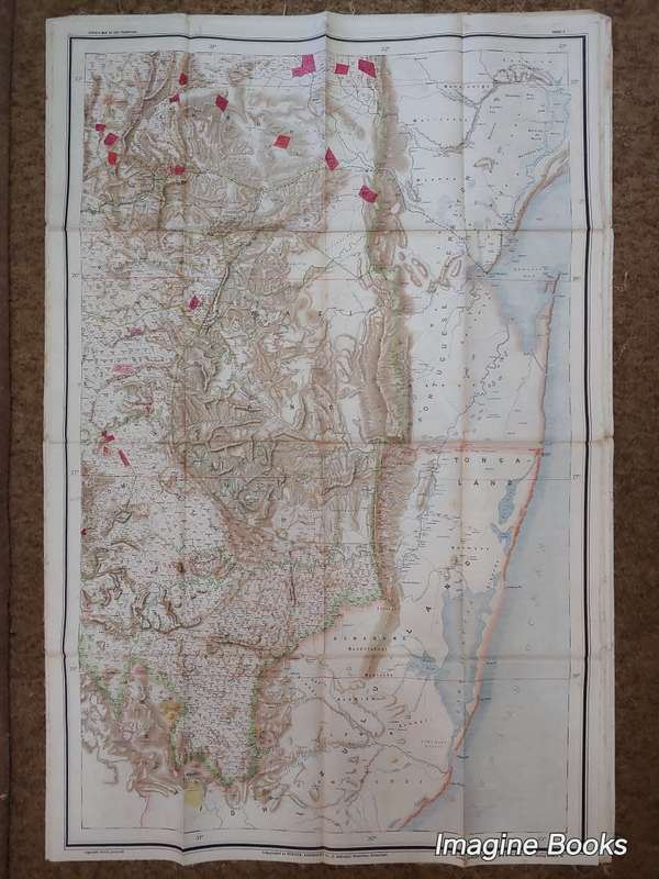 Jeppe`s Map of the Transvaal (SA Republic) - Boer War Maps - Complete Set of Six Original Maps