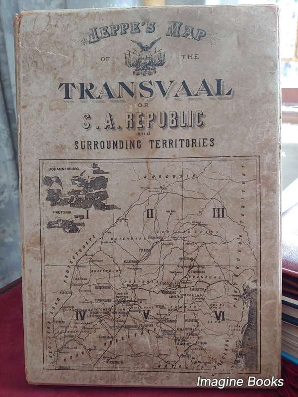 Jeppe`s Map of the Transvaal (SA Republic) - Boer War Maps - Complete Set of Six Original Maps