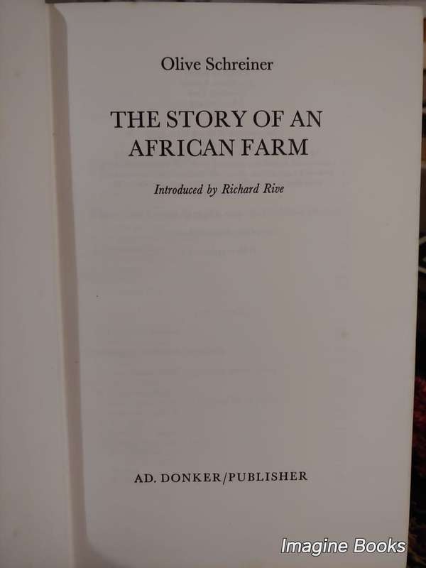 The Story of an African Farm