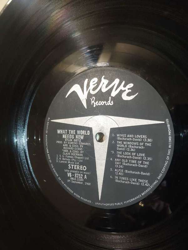 What The World Needs Now - Stan Getz