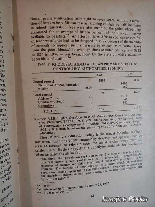 Beyond Community Development - From Rhodesia to Zimbabwe
