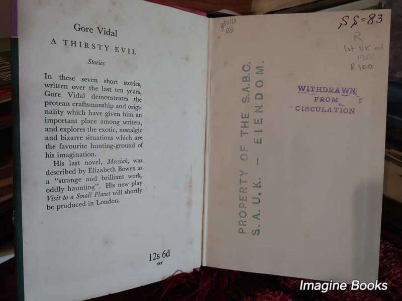 A Thirsty Evil - Gore Vidal