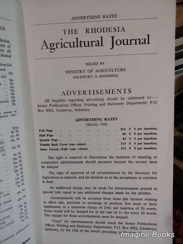 Rhodesia Agricultural Journal