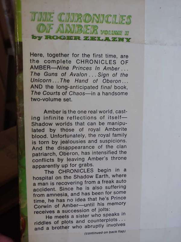 The Chronicles of Amber Volume II - Roger Zelazny