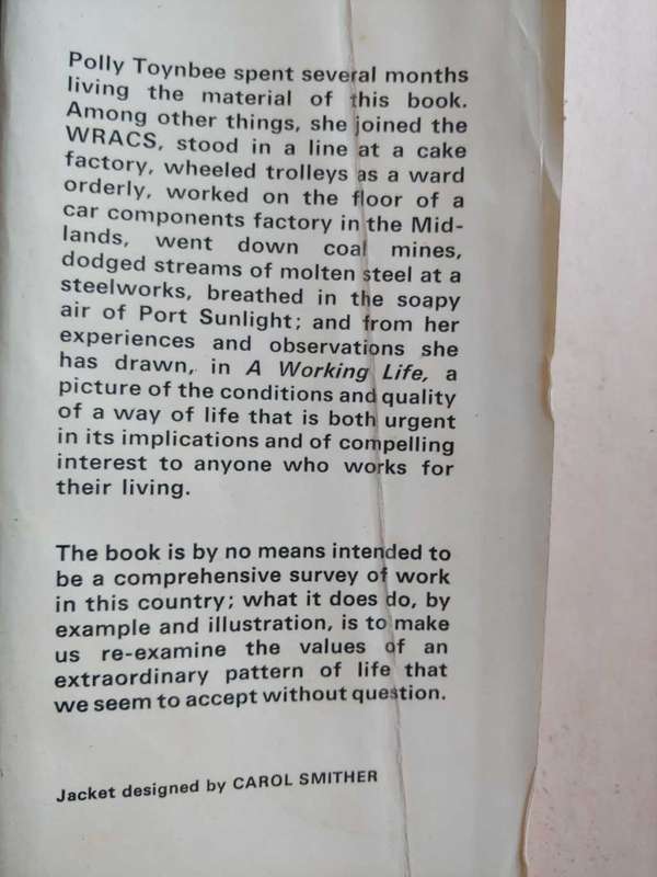 A Working Life - Polly Toynbee