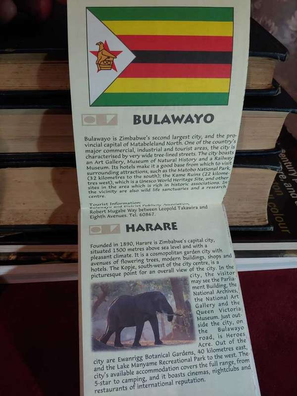 Zimbabwe Map - Eazimap - circa 1997