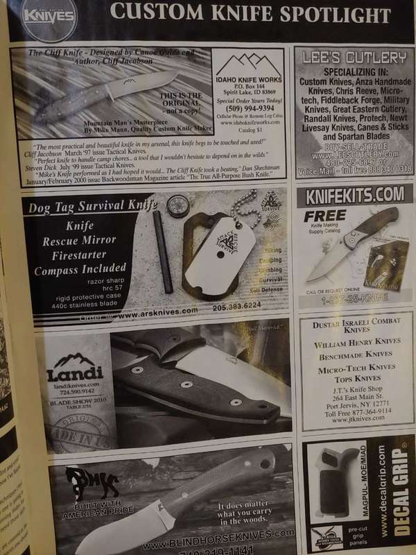 Tactical Knives Magazine - Nov. 2010