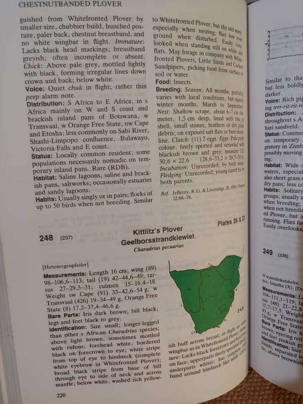 Roberts` Birds of Southern Africa - 6th Edition
