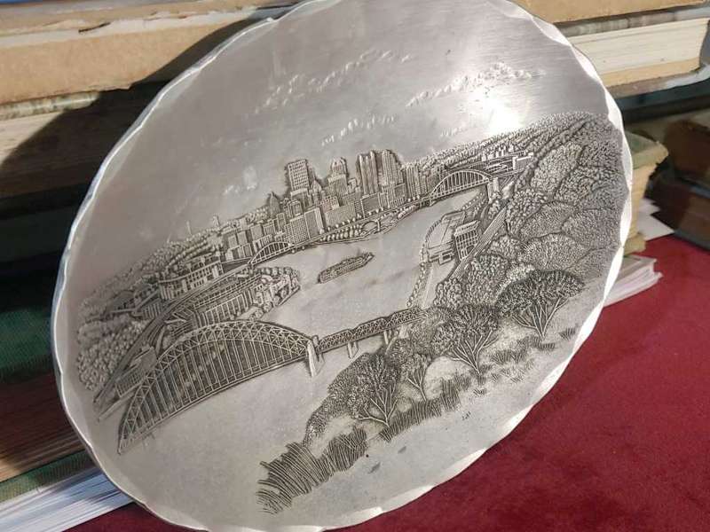 Wendell August - Hand-hammered Aluminium Dish