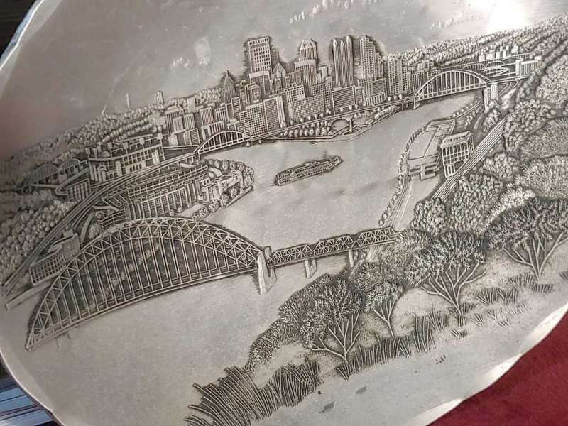 Wendell August - Hand-hammered Aluminium Dish