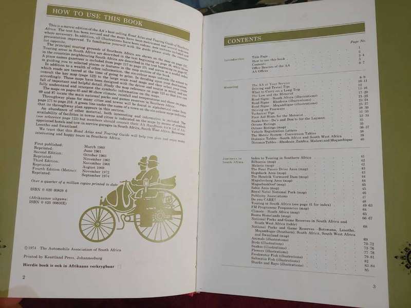 Road Atlas And Touring Guide of Southern Africa - AA