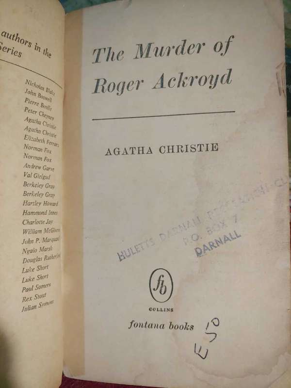 The Murder Of Roger Ackroyd - Agatha Christie