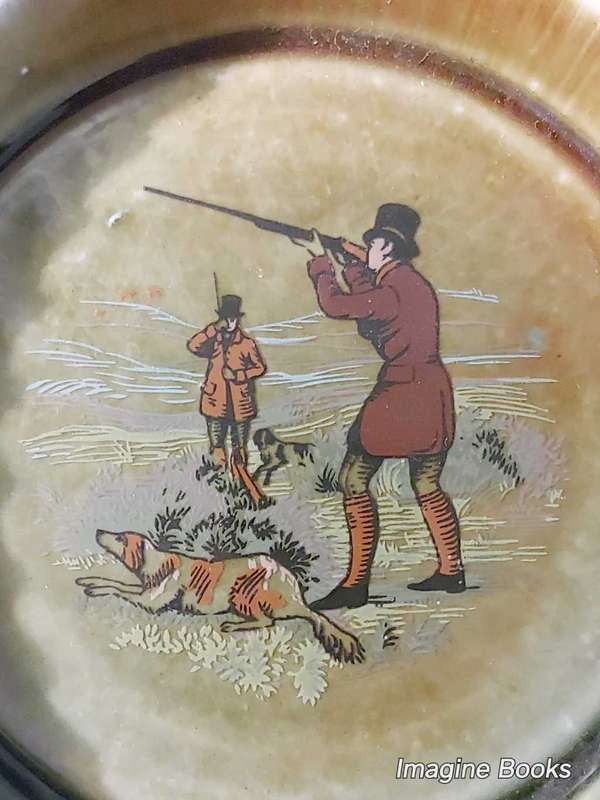 Wade Porcelain Ashtray - Hunting Scene