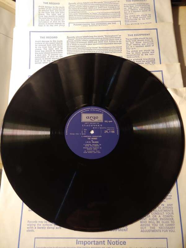 The Hobbit 4 LP Set in box