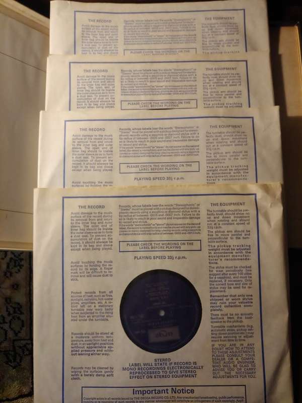 The Hobbit 4 LP Set in box