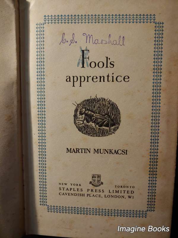 The Fool`s Apprentice - Martin Munkaczi