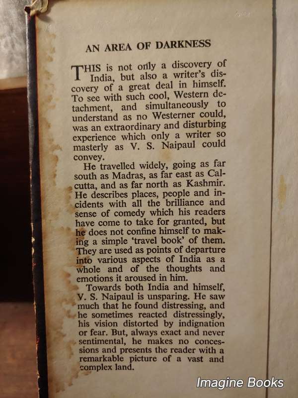 An Area Of Darkness - V. S. Naipaul