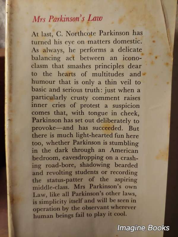 Mrs Parkinson`s Law - C. Northcote Parkinson