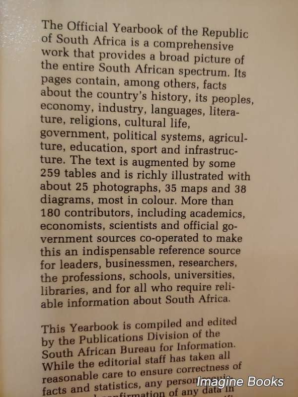 South Africa 1988-89 Official Yearbook