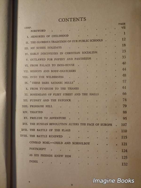 Conrad Noel - An Autobiography - Church of England