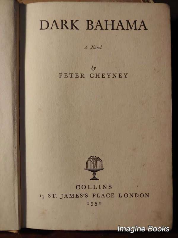 Dark Bahama - Peter Cheyney