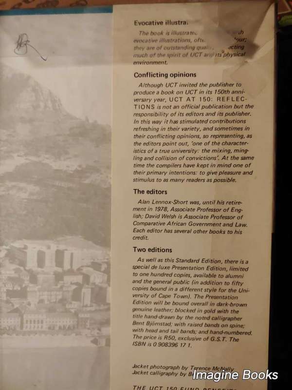 UCT At 150 - Reflections - University of Cape Town