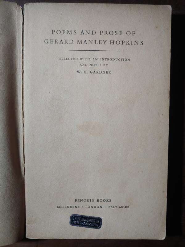 Gerard Manley Hopkins - Poems and Prose