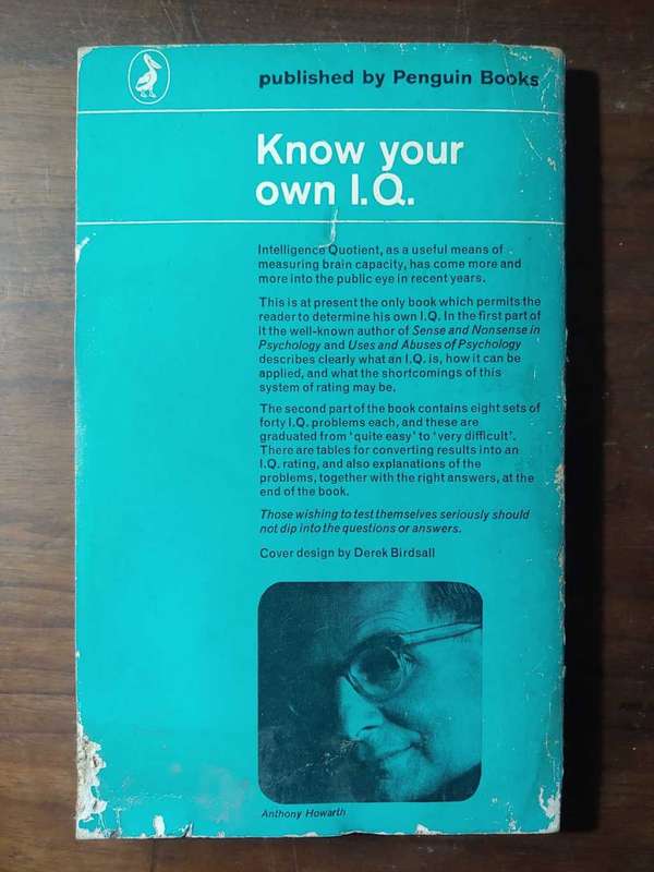 Know Your Own IQ - H. J. Eysenck