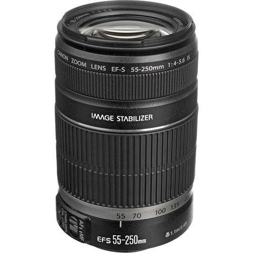 Canon EF-S 55mm-250mm F/4.0-5.6 IS Telephoto Zoom Lens -- Brand New --
