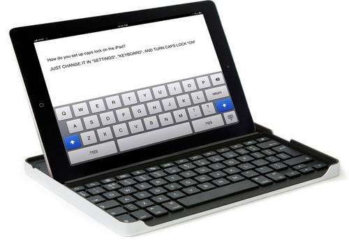 Wireless Aluminum  Bluetooth Keyboard Case For Apple iPad 2 and 3