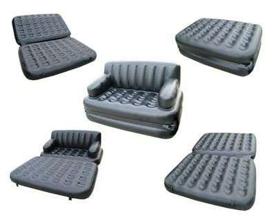 Airo-Sofa Bed 5 In 1 Air Sofa Bed w/ Electric Pump - The Ultimate Seating & Sleeping Solution