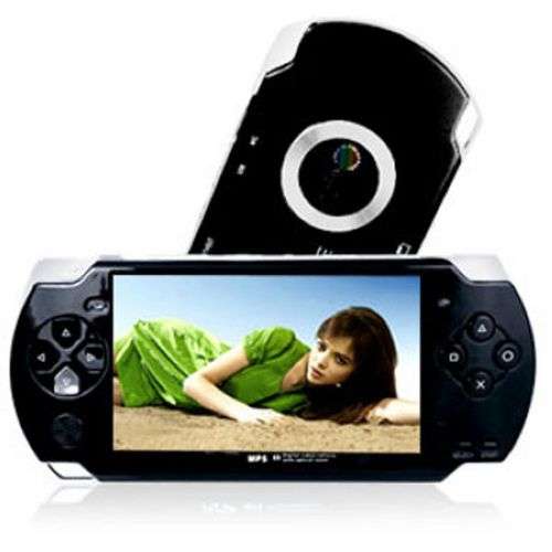 4.3" MP5 Player 4GB PSP Style. Camera, RM RMVB Player. 16:9 - Built in games