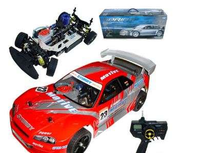 1:10 Nitro Sprint RC Radio Control OnRoad Car (18cc Grate Engine, 70km/h) SUPER FAST