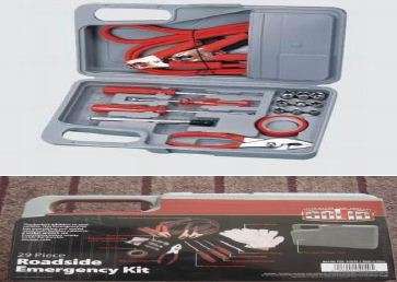29 Piece Vehicle  Emergency Safety Kit