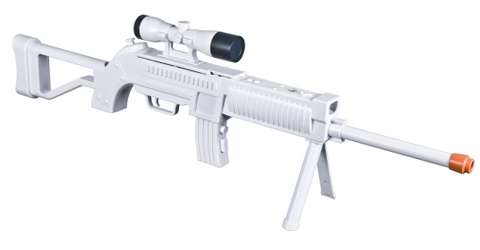 Sniper Rifle Gun for Nintendo Wii console.