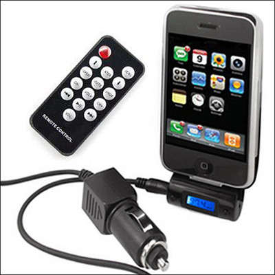 3 in 1 FM Transmitter for Apple iPhone 3Gs, 4, 4S and iPod