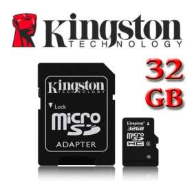 Kingston 32GB Micro SD Memory card (MicroSD) SDHC with SD Adapter