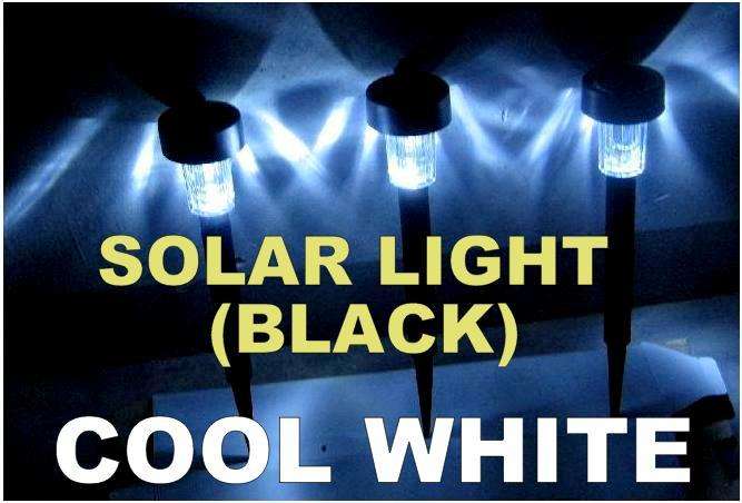 4 Pieces Solar Powered Garden Lamp with Auto ON/OFF